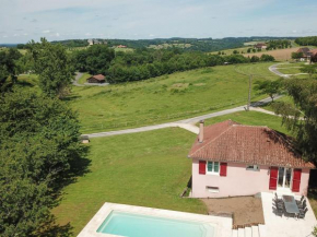 Detached house with stunning views and a private heated swimming pool